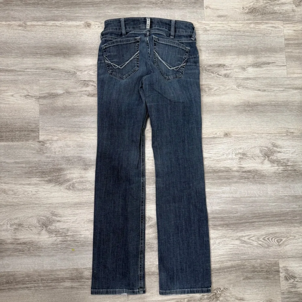 Ariat REAL Denim Womens 26S Dark Wash Mid Rise Bootcut Jeans 10014015 - Picture 2 of 10